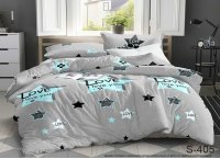 Постельное белье сатин люкс TAG - S405, полуторный